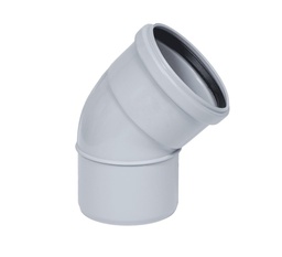 [011204101] CODO GRIS CON JUNTA 125x45º