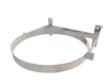 [256125800] SOPORTE MURAL REGULABLE CHIMENEA  SIMPLE PARED 125 AISI 316 CONVESA HISA12