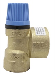 [2838055BA] VALVULA SEGURIDAD 3/4&quot;x1&quot; H-H 7bar SV WATTS