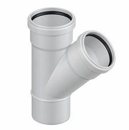 [011111640] DERIVACIÓN SIMPLE PVC INSONORIZADO MUTE 160X45º