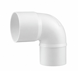 [01110112B] CODO PVC SANITARIO BLANCO M-H 110x87º